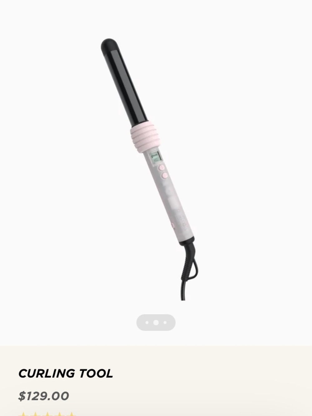 Authentic Gisou Curling Tool by Negin Mirsalehi - Pastel Pink - Picture 3 of 3